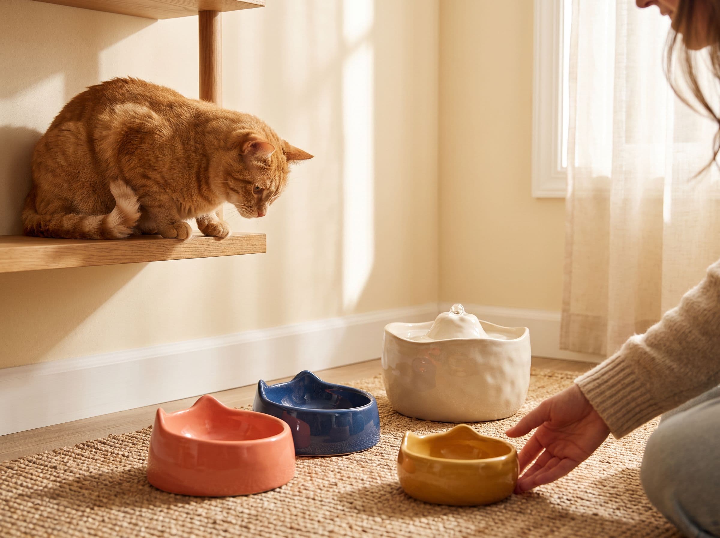 Pourquoi mon chat ne mange que a cote de sa gamelle